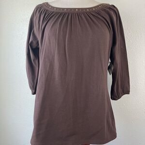 NWT Passports Women’s Top Size L